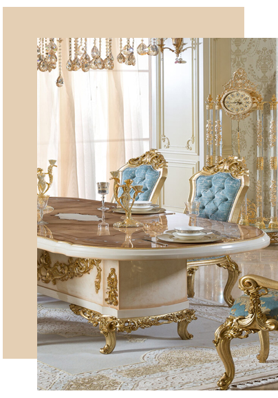 Unique Design Dining Table Chair Maharaja Set Brass 